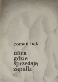 Ulica gdzie sprzedają zapałki