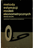 Metody estymacji modeli ekonometrycznych