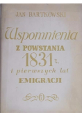 Wspomnienia z powstania 1831 r i pierwszych lat emigracji
