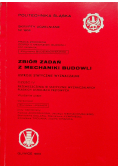 Zbiór zadań z mechaniki budowli