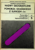Nazwy Geograficzne Pomorza Gdanskiego Z Sufiksem Nr 5