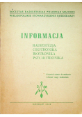 Informacja Zeszyt 1 Pomocnicze materiały szkoleniowe