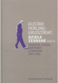 Herling - Grudziński Dzieła zebrane Tom 2 Recenzje szkice rozprawy literackie 1947 - 1956