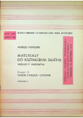 Materiały do kształcenia słuchu Część II