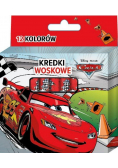 Kredki woskowe 12 kolorów Cars
