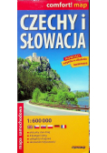Czechy i Słowacja laminowana mapa samochodowa 1:160 000