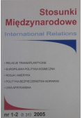 Stosunki międzynarodowe nr 1-2