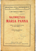 Najświętsza Marja Panna 1934r