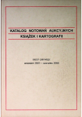 Katalog notowań aukcyjnych książek i kartografii