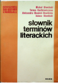 Słownik terminów literackich