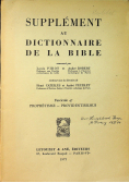 Supplement au Dictionnaire De La Bible Fascicule 47