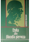 Etyka jako filozofia pierwsza