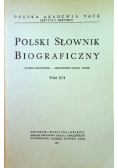 Polski słownik biograficzny Tom XVI