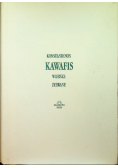 Kawafis Wiersze zebrane