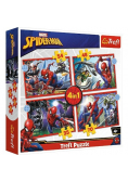 Puzzle 4w1 Bohaterski Spider-Man