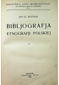 Bibljografja etnografji polskiej I 1929 r
