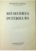 Memoires Interieurs