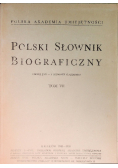 Polski słownik biograficzny Tom VII