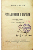 Pisma zapomniane i niewydane  1922 r