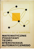 Matematyczne podstawy teorii sterowania automatycznego