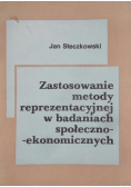 Zastosowanie metody reprezentacyjnej w badaniach społeczno ekonomicznych