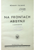 Na frontach abisynji 1936 r