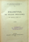 Palestyna po wojnie światowej 1923 r.