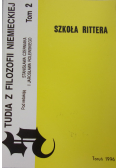Studia z filozofii niemieckiej tom 2 Szkoła Rittera