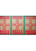 Bitwa o Monte Cassino 3 tomy reprint z ok 1945 r
