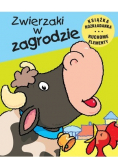 Zwierzaki w zagrodzie książka rozkładanka ruchome elementy