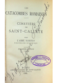 Les Catacombes Romaines 1888r