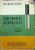 Continental Hydrology vol 1