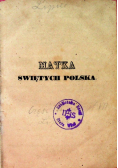 Matka Świętych Polska I przedrukowane w 1850 r.