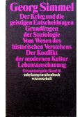 Der Krieg Und Die Geistigen Entscheidungen