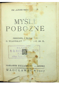 Myśli Pobożne 1927r