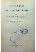 Cosmogonia naturale Comparata col genesi 1862 r.