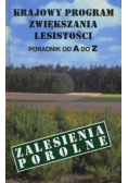 Krajowy program zwiększania lesistości