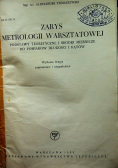 Zarys metrologii warsztatowej