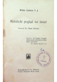 Katolicki pogląd na świat 1928 r.
