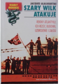 Szary wilk atakuje