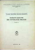 Wprowadzenie do etnologii religii Część II