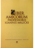 Liber amicorum professoris Ioannis Malicki