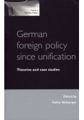 German Foreign Policy Since Unification