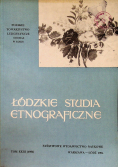 Łódzkie studia etnograficzne Tom XXIII