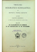 Theologia dogmatico scholastica 1928r