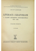 Literaci i grafomani 1938 r.