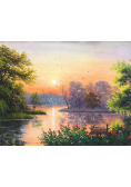 Malowanie po numerach - 40x50cm Pejzaż