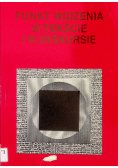 Punkt widzenia w tekście i w dyskursie