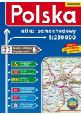 Polska - 1:250 000 atlas samochodowy