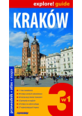 Kraków 3 w 1 Przewodnik + atlas + mapa laminowana